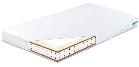 MATERAC MEMORY PIANKA TERMOELASTYCZNA-KOKOS ALOE VERA 140x70 (12cm)