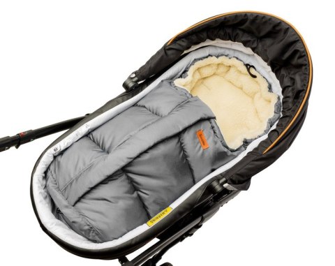 ŚPIWOREK COMBI 3w1 WEŁNA GREY