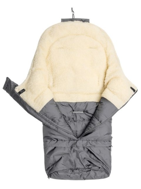 ŚPIWOREK COMBI 3w1 WEŁNA GREY