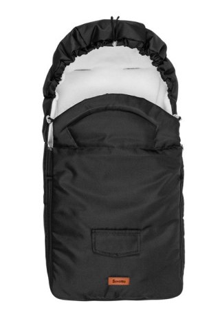 ŚPIWOREK POLAR BLACK DO WÓZKA (95x40)