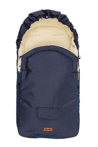ŚPIWOREK WEŁNA NAVY DO WÓZKA (95x40)