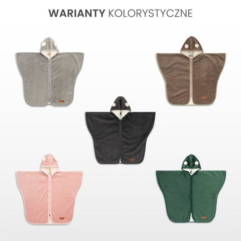PONCZO SAMOCHODOWE PLUSZ BEŻOWY