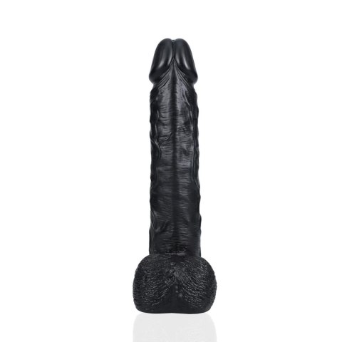 Extra Large Straight with Balls 35,5 cm - Black RealRock