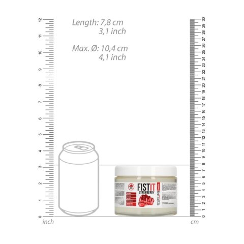 Extra Thick Lubricant - Strawberry - 500 ml Fist It