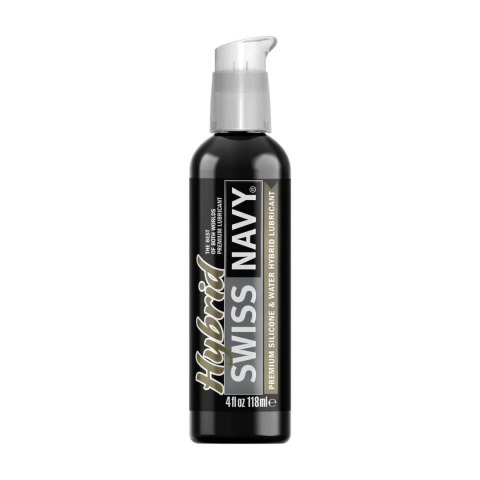 Hybrid - Premium Silicone and Water Hybrid Lubricant - 4 fl oz / 118 ml Swiss Navy