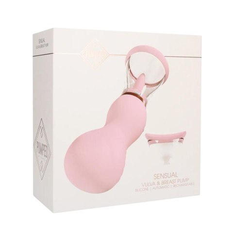Sensual - Rechargeable Vulva and Breast Pump - Pink Pumped