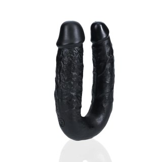 U Shaped Double Dildo 12,7 cm - Black RealRock