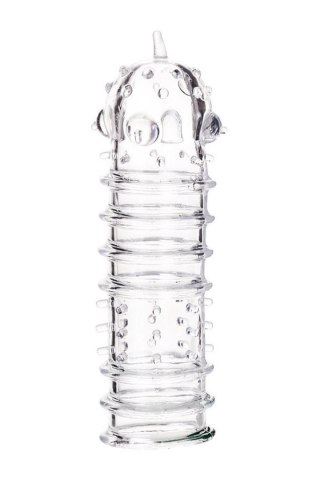 A-TOYS, Penis Sleeve, TPR, Transparent, 15.3 cm A-Toys