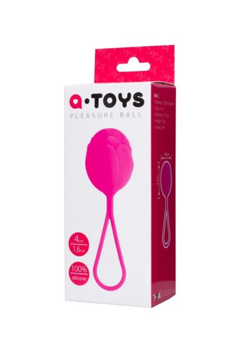 A-TOYS,Vaginal ball, Silicone, Pink, O 3.5 cm A-Toys