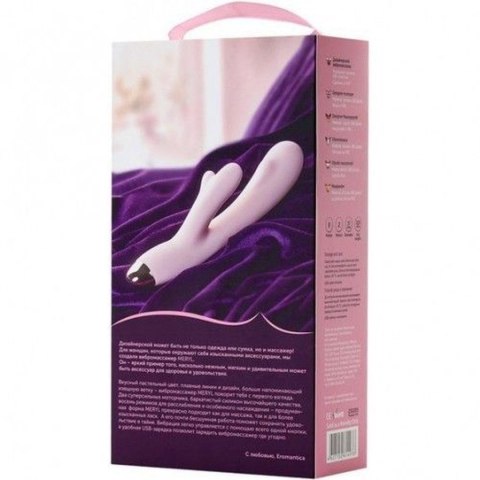 XVibromassager Eromantica MERYL, silicone, pink, 22,5 cm Eromantica