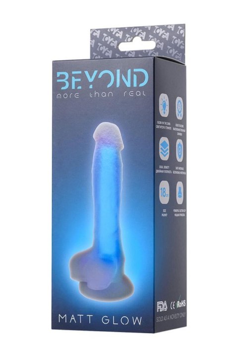 BEYOND BY TOYFA Matt Glow Blue 13cm Beyond by Toyfa