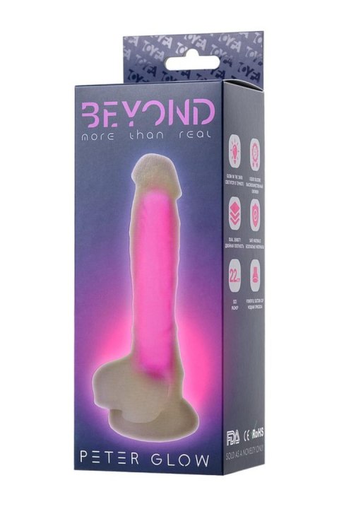 BEYOND BY TOYFA Peter Glow Pink 16,5cm Beyond by Toyfa