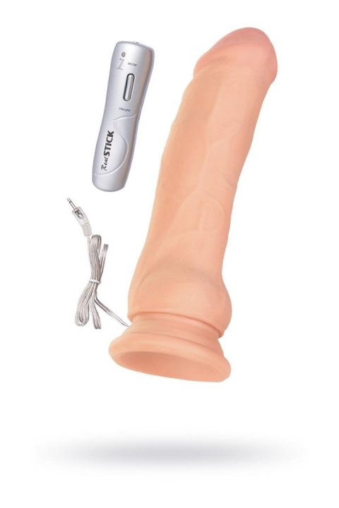 RealStick Elite, Vibrator on a suction cup, body, 7 vibration modes, 17 cm RealStick Elite by TOYFA