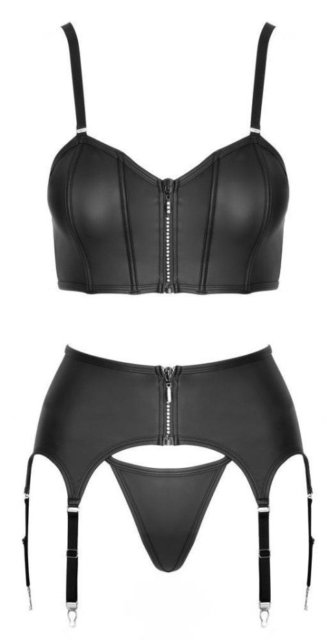Top Set rhinestone zip L Cottelli PARTY