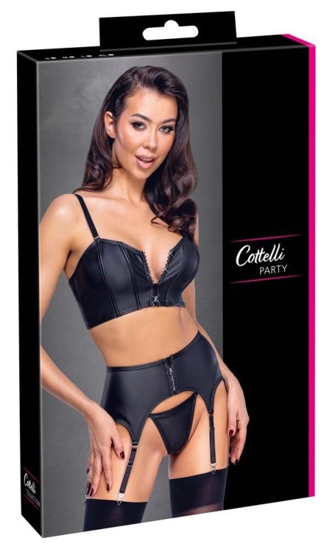 Top Set rhinestone zip L Cottelli PARTY