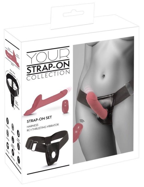 Your Strap-On Vibrator Pink You2Toys
