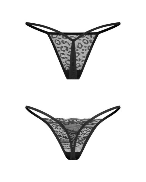 Clara 2-pak stringi L/XL Obsessive