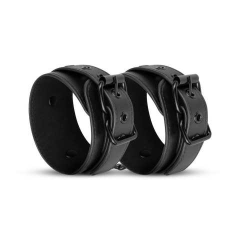 Bedroom Fantasies - Faux Leather Ankle Cuffs Black Bedroom Fantasies