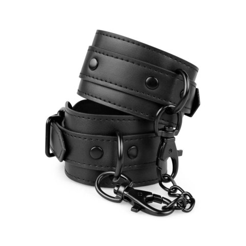 Bedroom Fantasies - Faux Leather Ankle Cuffs Black Bedroom Fantasies