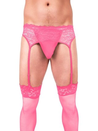 Prowler Pink Lace Garter Set Large Prowler
