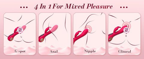Rabbit G-Spot & Clitoral Dual Stimulation Vibrator B - Series Cute