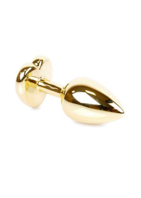 MyLove Toys - Jewellery Gold Heart PLUG- Black MyLove Toys