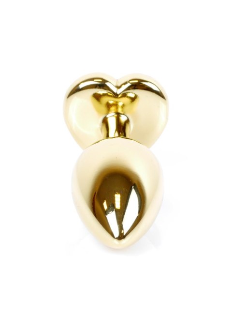MyLove Toys - Jewellery Gold Heart PLUG- Black MyLove Toys