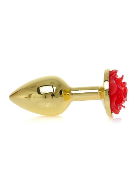 MyLove Toys - Jewellery Gold PLUG ROSE- Red MyLove Toys