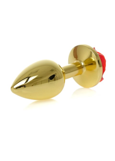 MyLove Toys - Jewellery Gold PLUG ROSE- Red MyLove Toys
