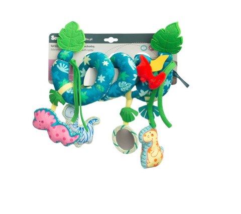 COLORFUL SPRĘŻYNKA EDUKACYJNA DINO