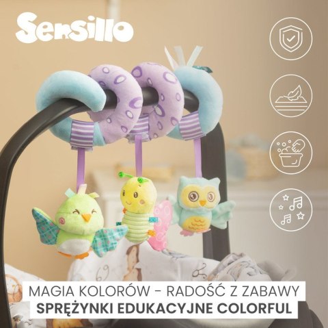 COLORFUL SPRĘŻYNKA EDUKACYJNA DINO