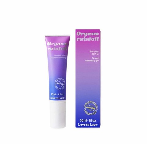 ORGASM RAINFALL - G SPOT STIMULATING GEL - 30ML / 1FL.OZ. Love to Love