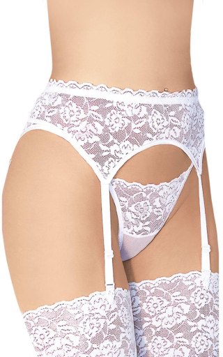 Garterbelt 3305 - Plus Size - white XL SoftLine Collection