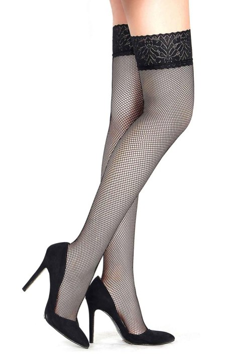 BLACK FISHNET STOCKINGS Paris Hollywood