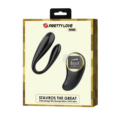 PRETTY LOVE - Nathan, Wireless remote control 9 speed levels 10 vibration functions, ABS Silicone , USB rechargeable Pretty Love