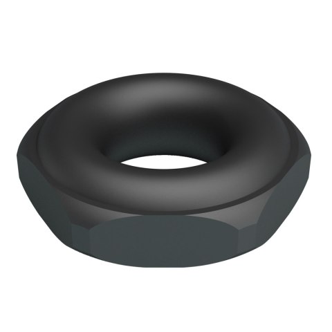 Crazy Bull Jarvius Super Soft Silicone Cock Ring - Black Crazy Bull