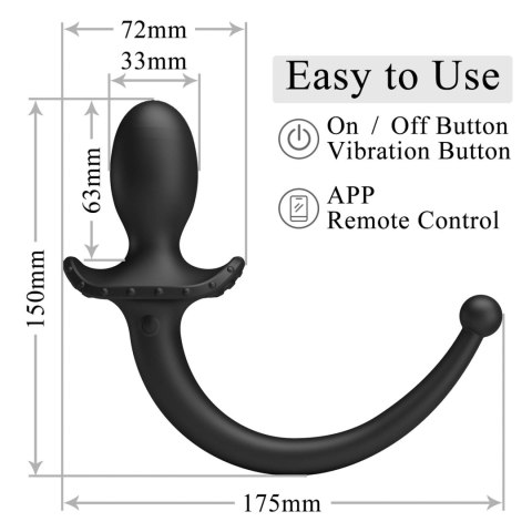 Pretty Love Anthony Smart App Vibrating Anal Plug Pretty Love