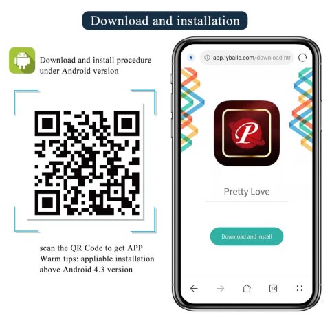 Pretty Love Anthony Smart App Vibrating Anal Plug Pretty Love
