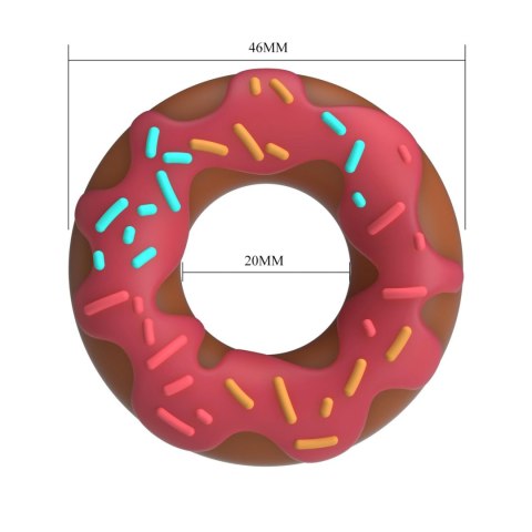 Pretty Love Berry Super Donut Silicone Cock Ring Pretty Love