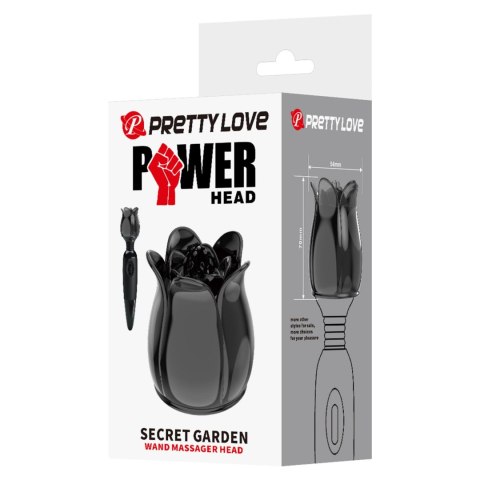 Pretty Love Power Head Secret Garden Wand Massager Attachment Pretty Love