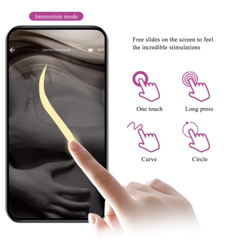 SHEY, 10 vibration functions 10 tapping functions Mobile APP Long-distance Control Pretty Love
