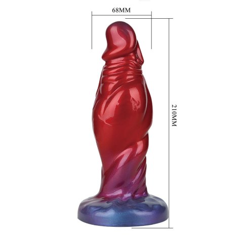 Power Monsters Shadow Behemoth - 22 cm Rippled Monster Silicone Dildo Power