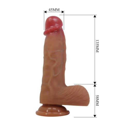 Pretty Love Dwell 7.6" Super Soft Liquid Silicone Dildo Pretty Love