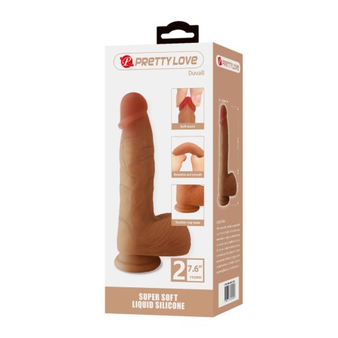 Pretty Love Dwell 7.6" Super Soft Liquid Silicone Dildo Pretty Love