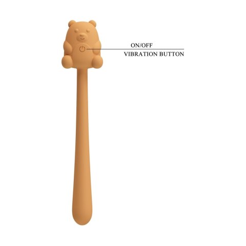 CUTE BEAR, Flirting Stick, 7 vibration functions, Magnetic USB charging Pretty Love
