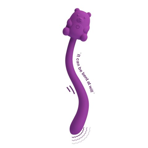 CUTE BEAR, Flirting Stick, 7 vibration functions, Magnetic USB charging Pretty Love
