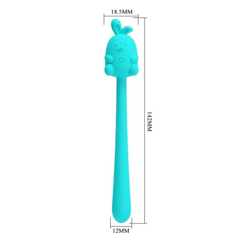 CUTE BUNNY, Flirting Stick, 7 vibration functions, Magnetic USB charging Pretty Love