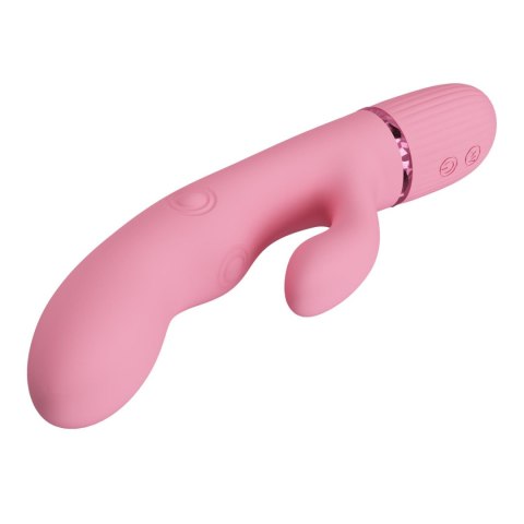 Pretty Love Zach Four-Sided Thumping Rabbit Vibrator - Pink Pretty Love