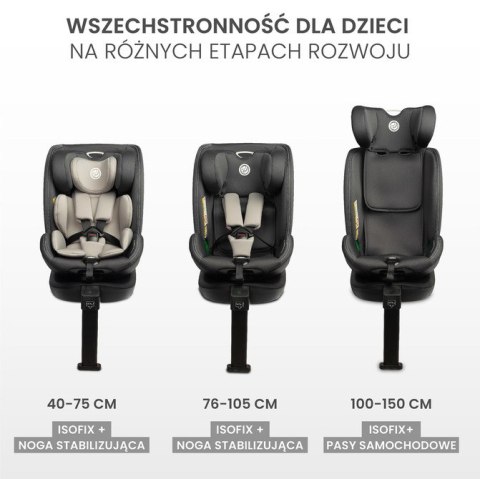 FOTELIK FORTIS I-SIZE GRAPHITE (40-150)
