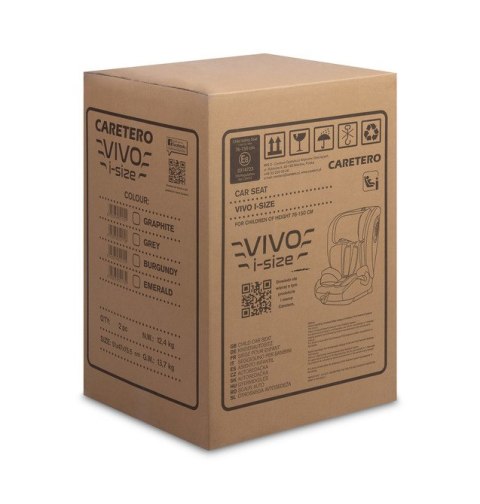 FOTELIK VIVO I-SIZE GRAPHITE (76-150)